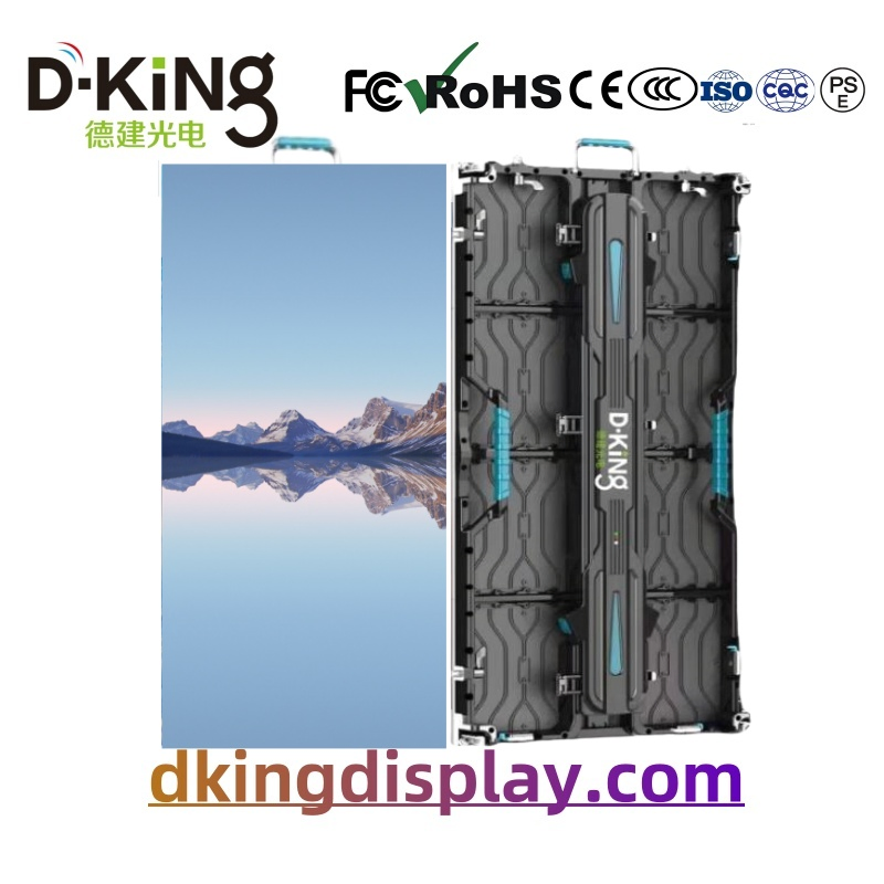 Music Festival HD LED Video Wall Outdoor P2.604 LED Screen Display Waterproof 500*1000mm Cabinet