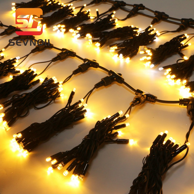 LED Curtain Light Wedding Scene Stage Decoration Colorful Waterfall Light Christmas