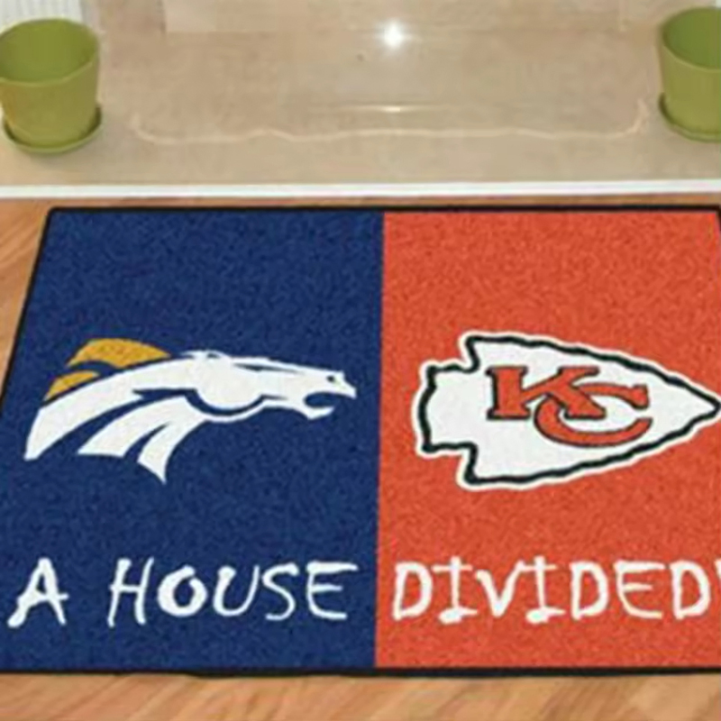 Sublimation Navidad Custom Rubber Mat Custom 3D Printed Logo Floor Mat Designer Doormat Outdoor Carpet