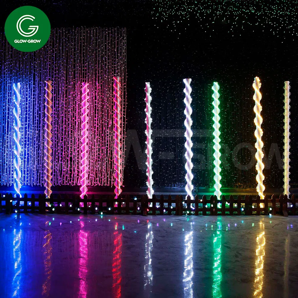 Wire Transparent Color Warm White LED Clip Light for Commercial Event Holiday Tree Christmas Xmas Decoration