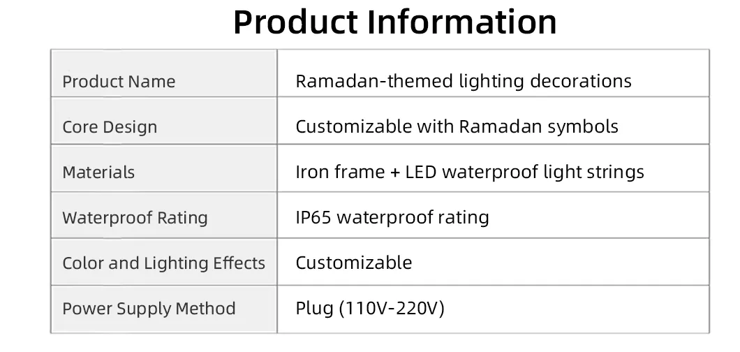 Ramadan LED Motif Lights 8