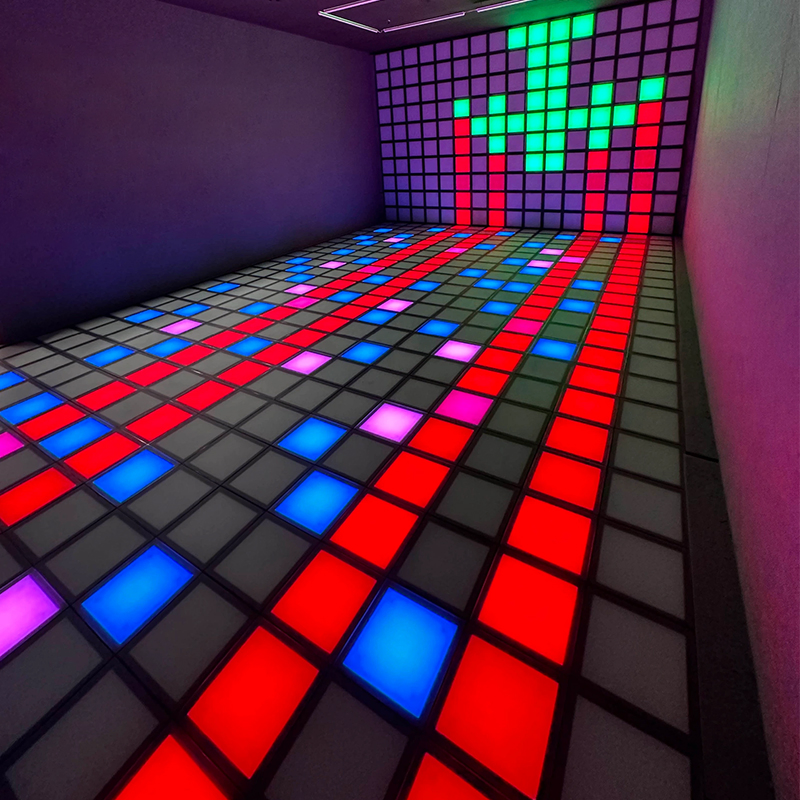 Activate Game LED Floor 30X30cm Interactive Light Active Game Interactive LED Dance Floor