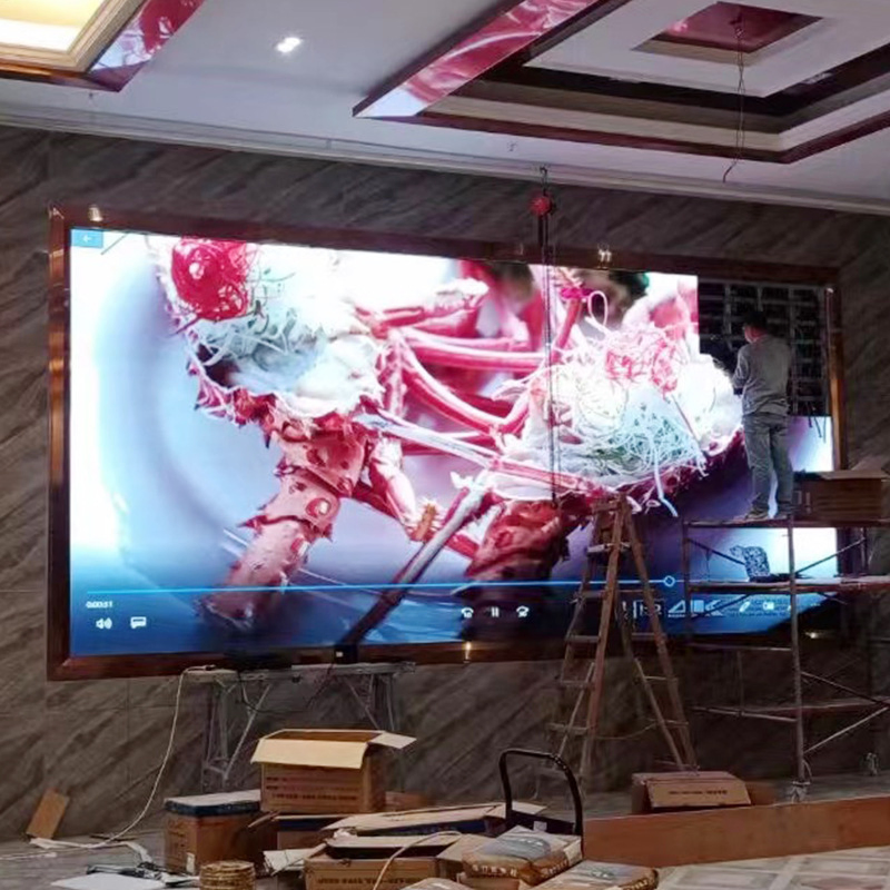 DJ Booth LED Display Night Bar Ultra Thin LED Display Full Color Electronic Music Festival Night Bar DJ Booth LED Display