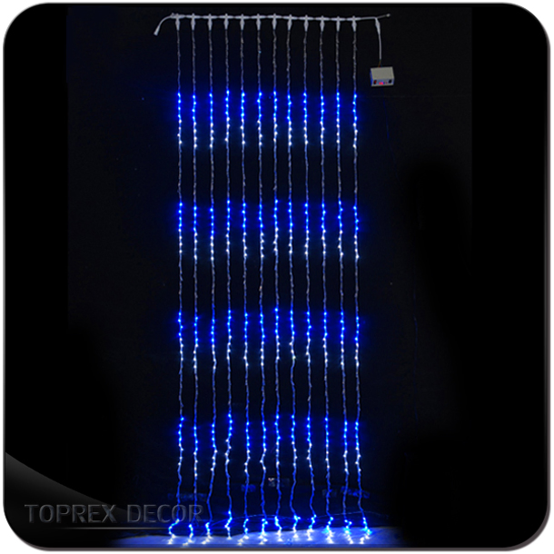 Connectable Stage Decoration Shower Waterfall LED Color Changing Curtain Light