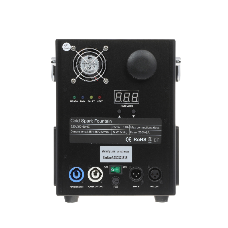 Stage Light DMX512 Wireless Fountain Waterfall Fireworks Spark Machine