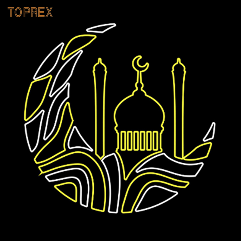 Toprex 2D LED Ramadan Supplies LED Moon Motif Light Outdoor Street Decoration