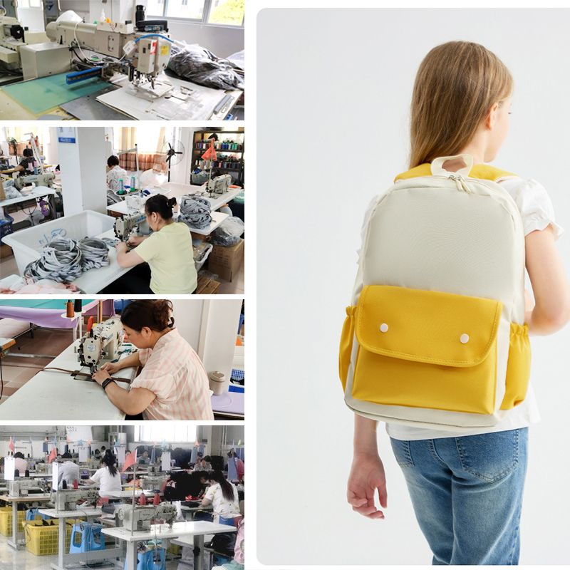 Custom Logo Leisure Pastel Color Oxford Primary Student School Shoulder Bag fashion Sports Backpack for Teenager