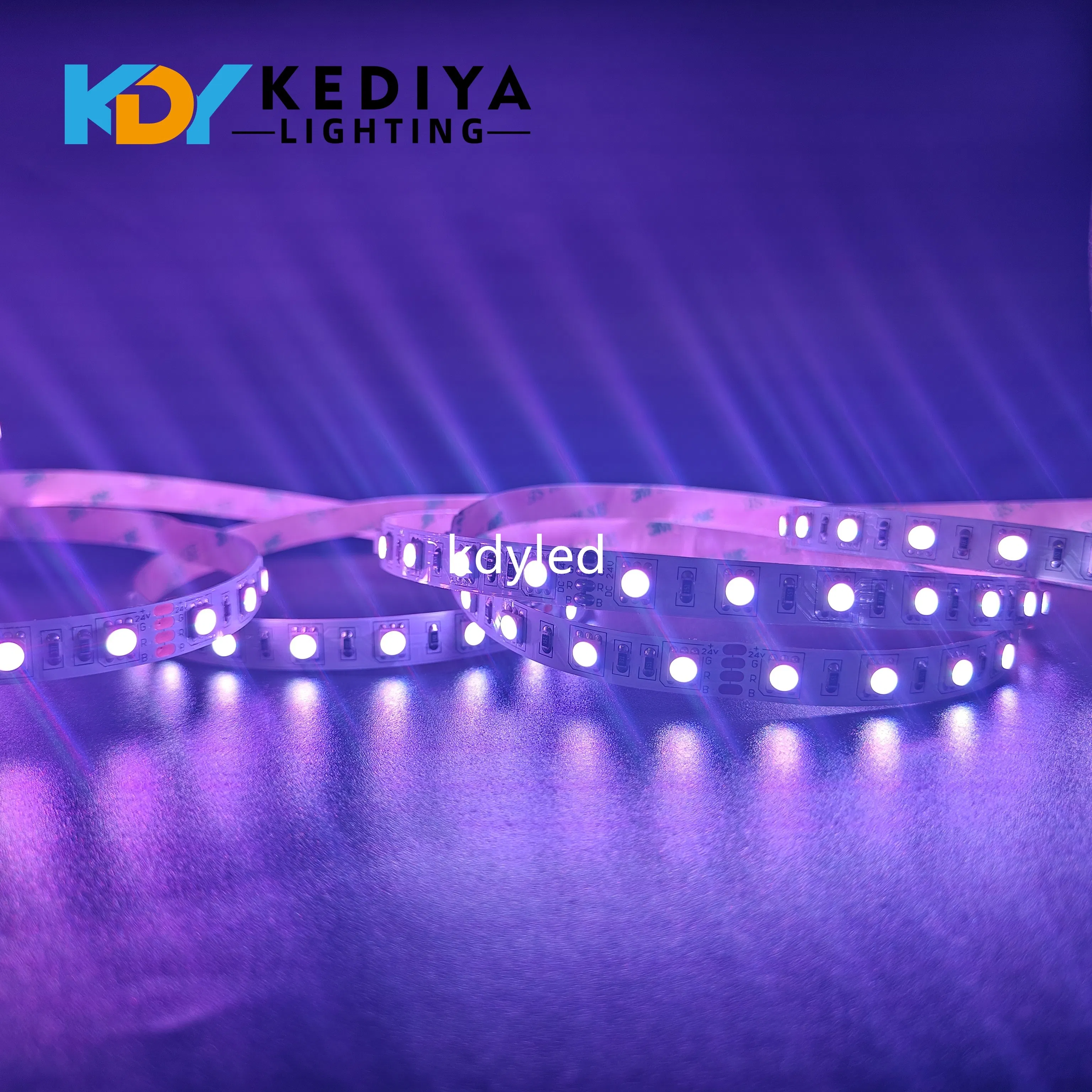 Vibrant RGB LED Strip Lights for Home and Office Decor