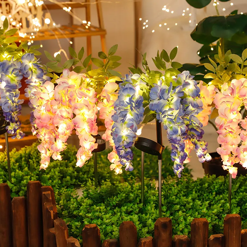 Solar Wisteria Flower Light 2