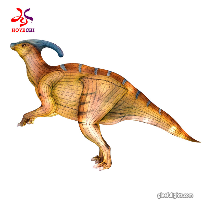 Commercial Center Shopping Plaza Night Scene Decoration Luminous Dinosaur Lights