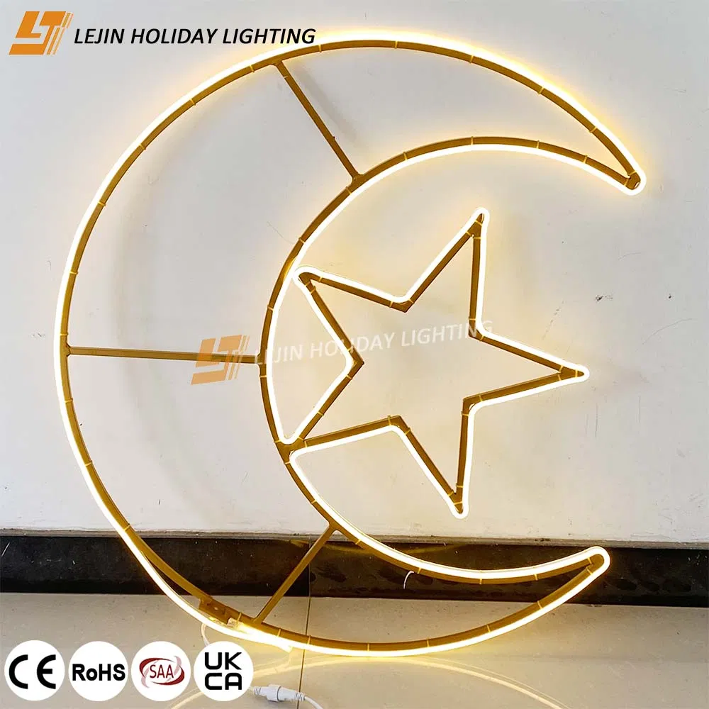 LED Outdoor Star Moon Decoration Lights
