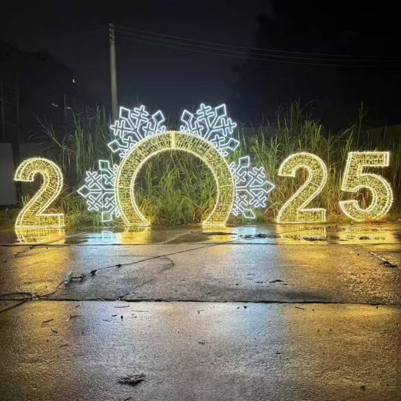 New Style Indoor and Outdoor Large Ramadan Eid Moon Decorations Lights for Shopping Mall