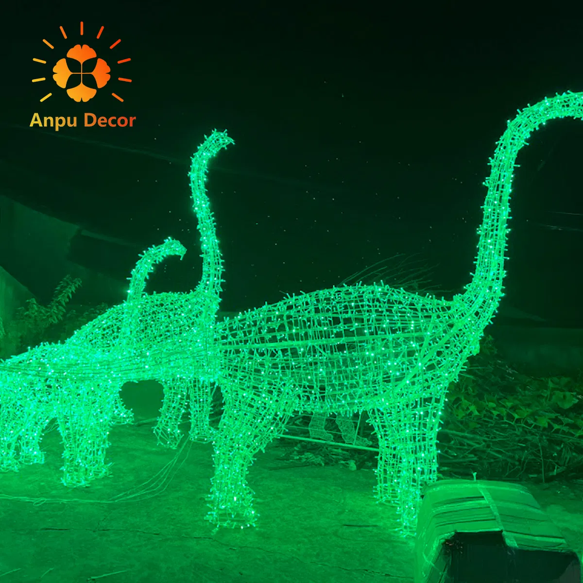2023 New Commercial Motif Light Holiday Dinosaurs Festival Lantern Decoration Artificial Animals Christmas Waterproof