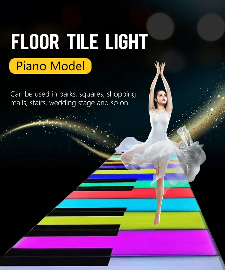 Interactive LED Piano Tile