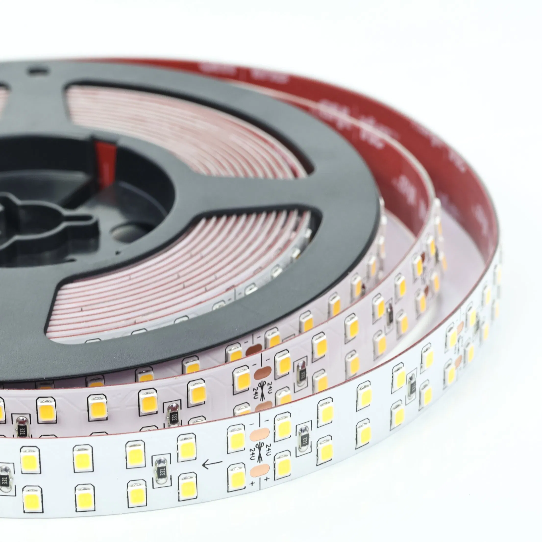 Double row smd2835 low voltage led strip 24V 240leds 3000K 4000K 6000K Flexible LED Strip for indoor
