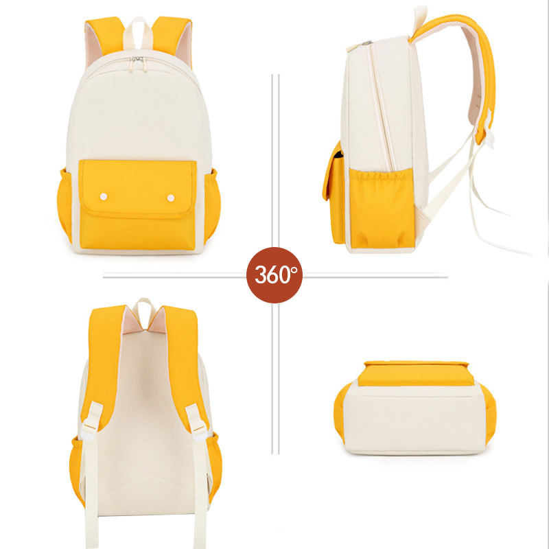 Custom Logo Leisure Pastel Color Oxford Primary Student School Shoulder Bag fashion Sports Backpack for Teenager