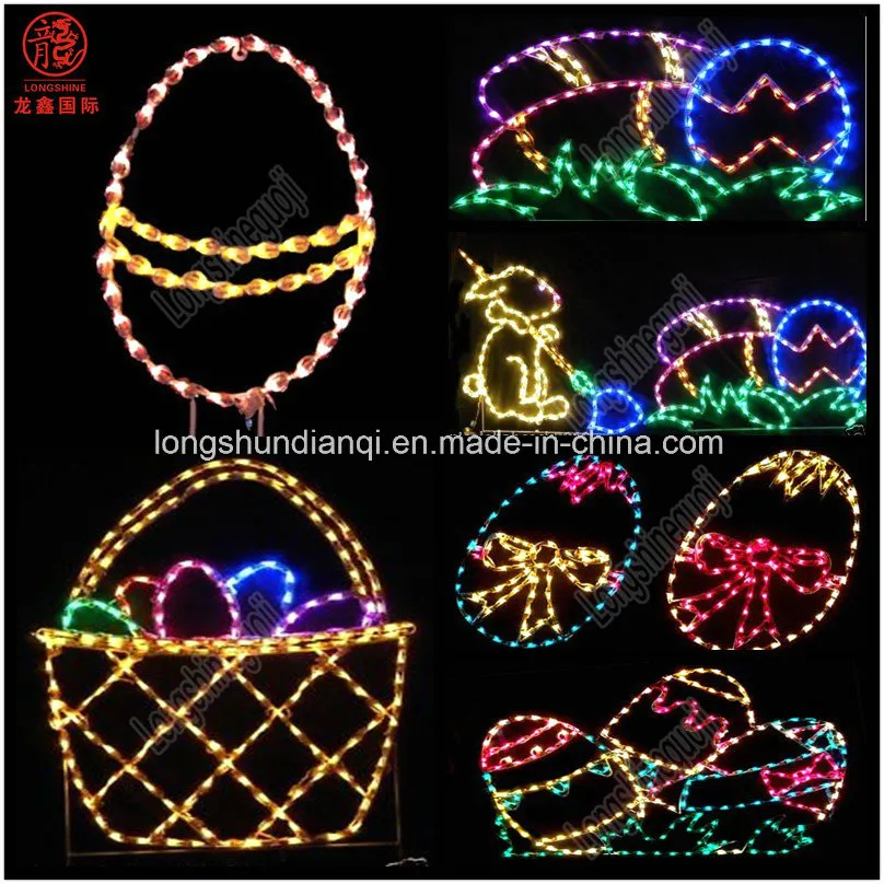 LED 2D Motif Easter Eggs Light Display