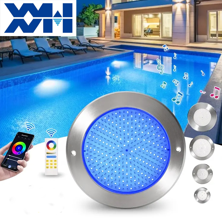 Remote Control Submersible AC12V IP68 Underwater LED Swimming Pool Lights