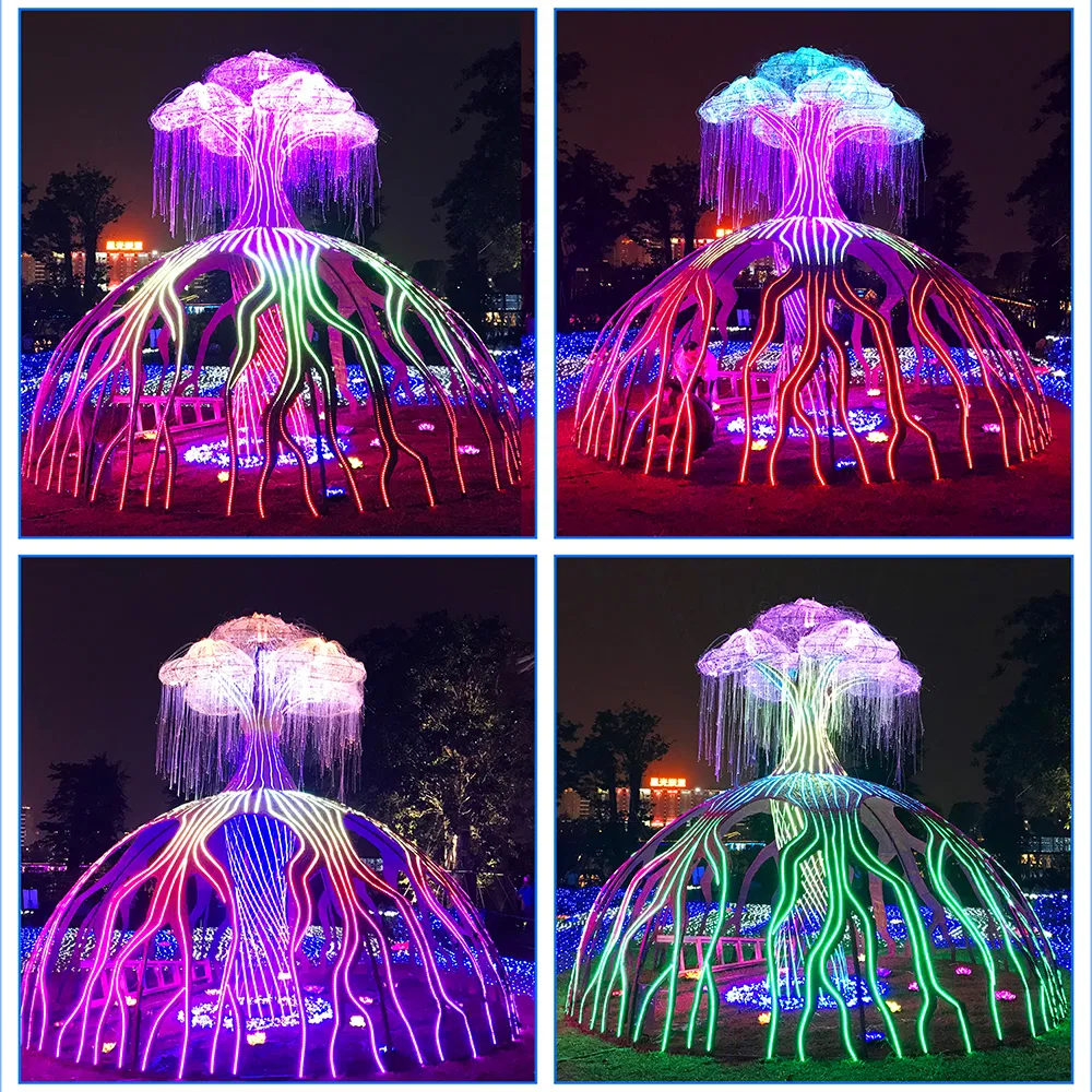 LED Tree Shape Park Outdoor Motif Light