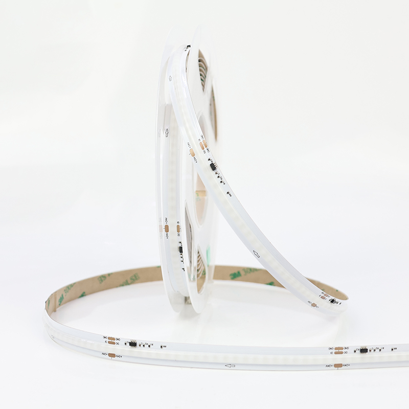 DC24V Low Voltage Addressable COB Digital LED Strip 720LEDs/M 12mm COB Light Strip Color Pixel 3535 COB KTV Bar Magic RGB LED Strip