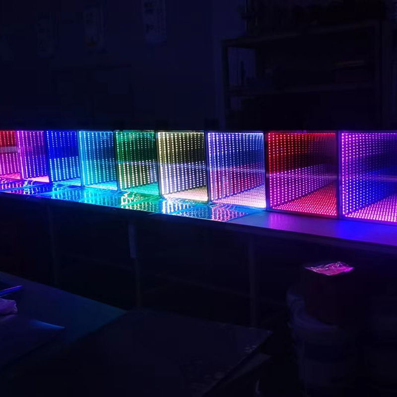 Modular Interactive Wedding LED Party Stage Light 3D Dance Floor LED Lighting Effects