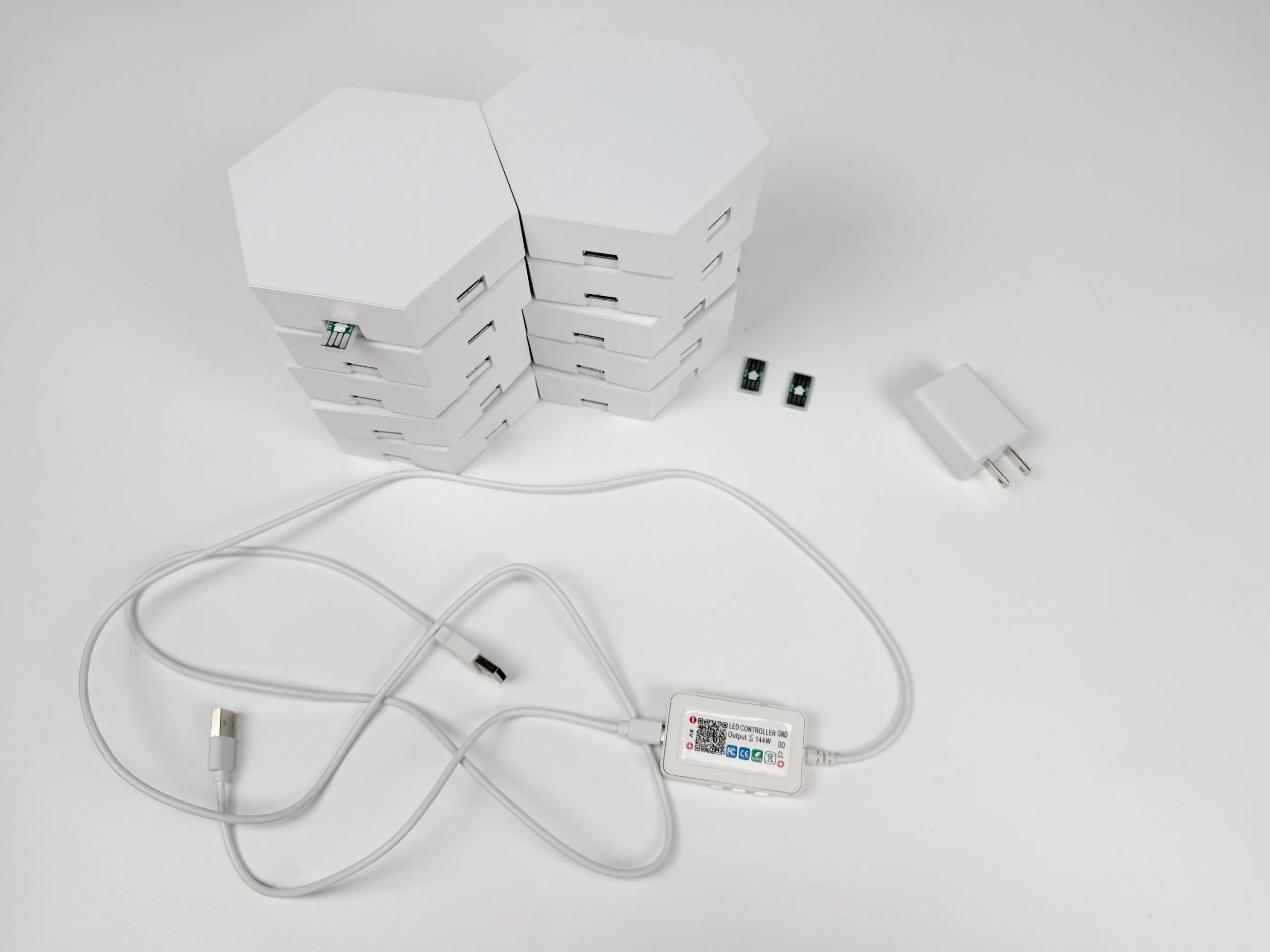 Wholesale Quantum Light Creative DIY Wall Smart Hexagon Modular Honeycomb Light