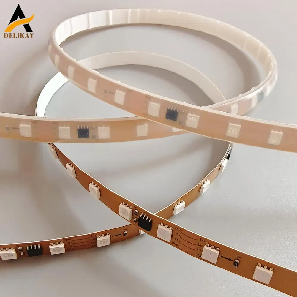 High Quality Silicone Extrusion IP68 RGB 5050 Bendable Tape Lights for Bedroom Stage Cabinet Kitchen DIY Lighting