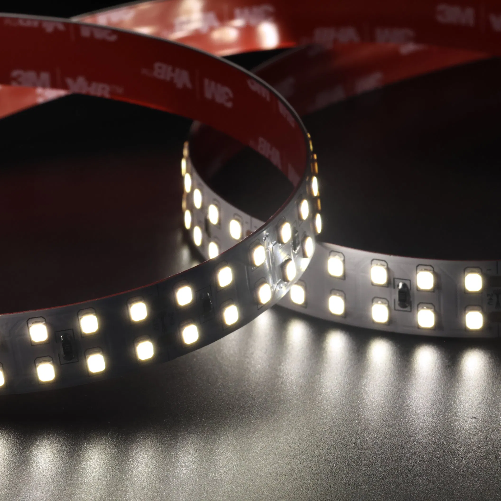 Double row smd2835 low voltage led strip 24V 240leds 3000K 4000K 6000K Flexible LED Strip for indoor
