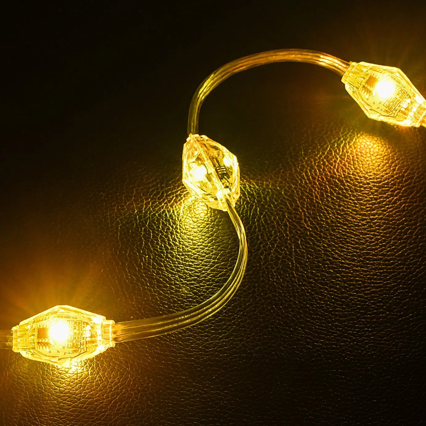 Outdoor Safety Waterproof Meteor Shower Light Effect Rhombic Diamond Lamp