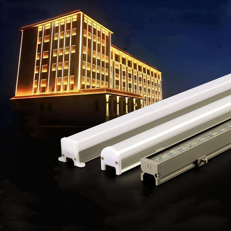 Modern Waterfall LED Outdoor Light Linear Exterior Sconce Wall Light