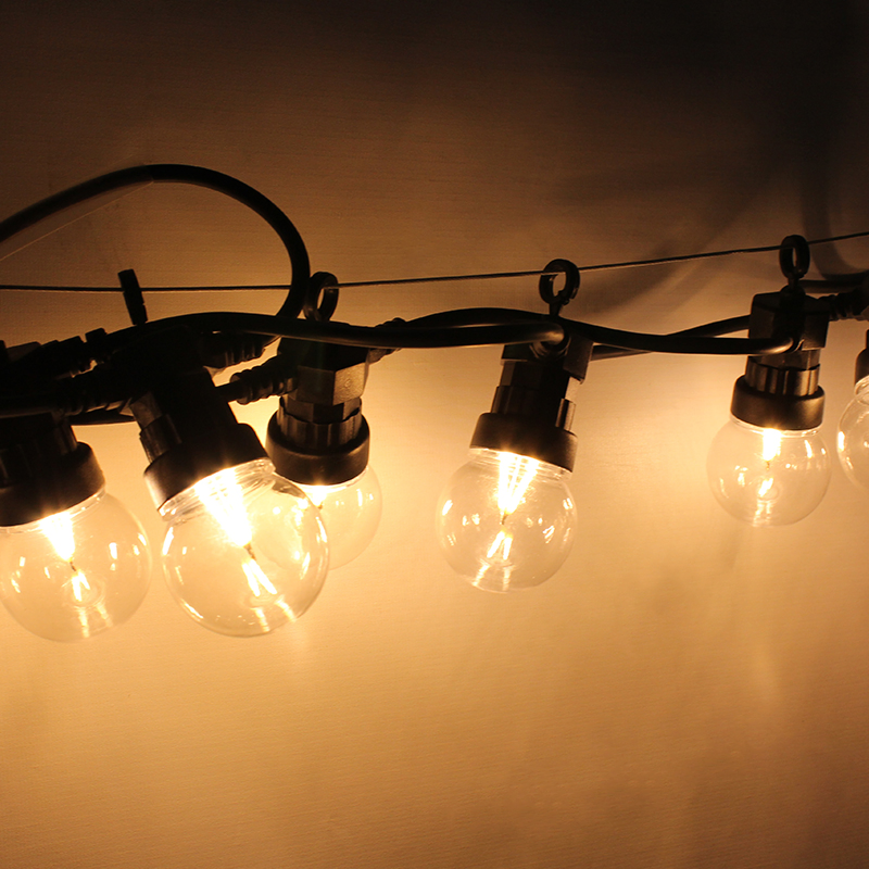 G50 Festoon Bulb Light DMX Warm White 2700K Custom Filament LED Bulb Light Decoration