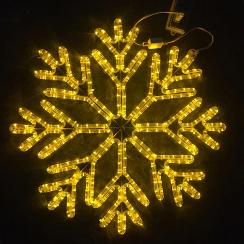 2D Outdoor LED Snowflake Motif Lights for Christmas &amp; Easter Holiday Light Wedding Decoration Light