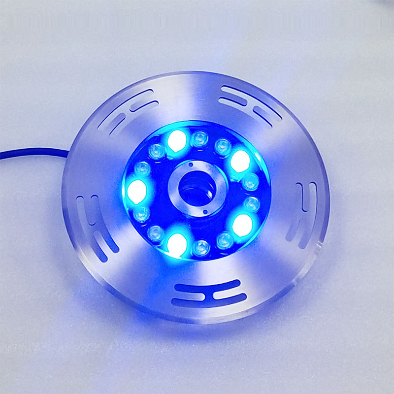 18W 24V RGB Donut Ring Submersible DMX RGB LED Underwater Fountain Light