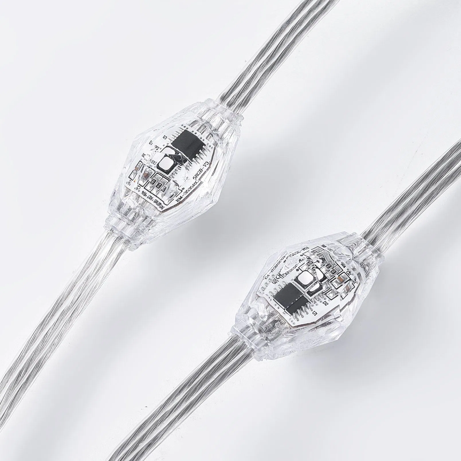 Outdoor Safety Waterproof Meteor Shower Light Effect Rhombic Diamond Lamp