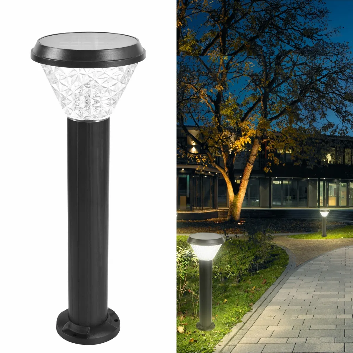 IP65 Solar Garden Light White RGB Color LED Stake Lamp for Landscape Home Decor Outdoor Lawn Light
