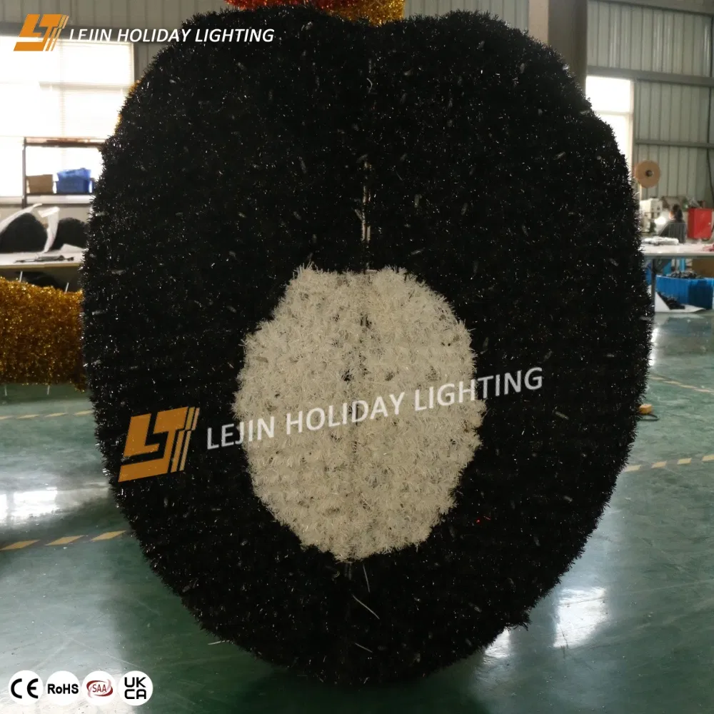 Christmas Decoration LED Giant Elk Motif Lights for Outdoor Use