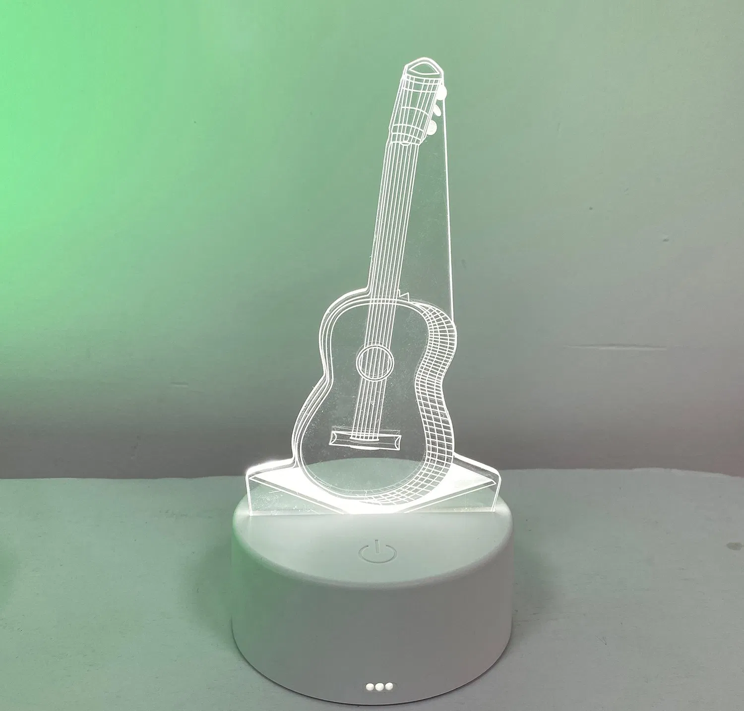 4mm Thickness Acrylic Display with ABS Plastic Rectangle LED Light Base for Festivals and Showcase