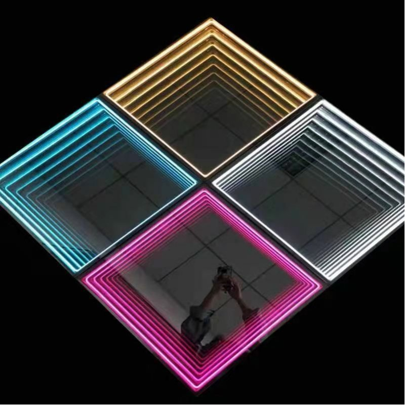 Modular Interactive Wedding LED Party Stage Light 3D Dance Floor LED Lighting Effects