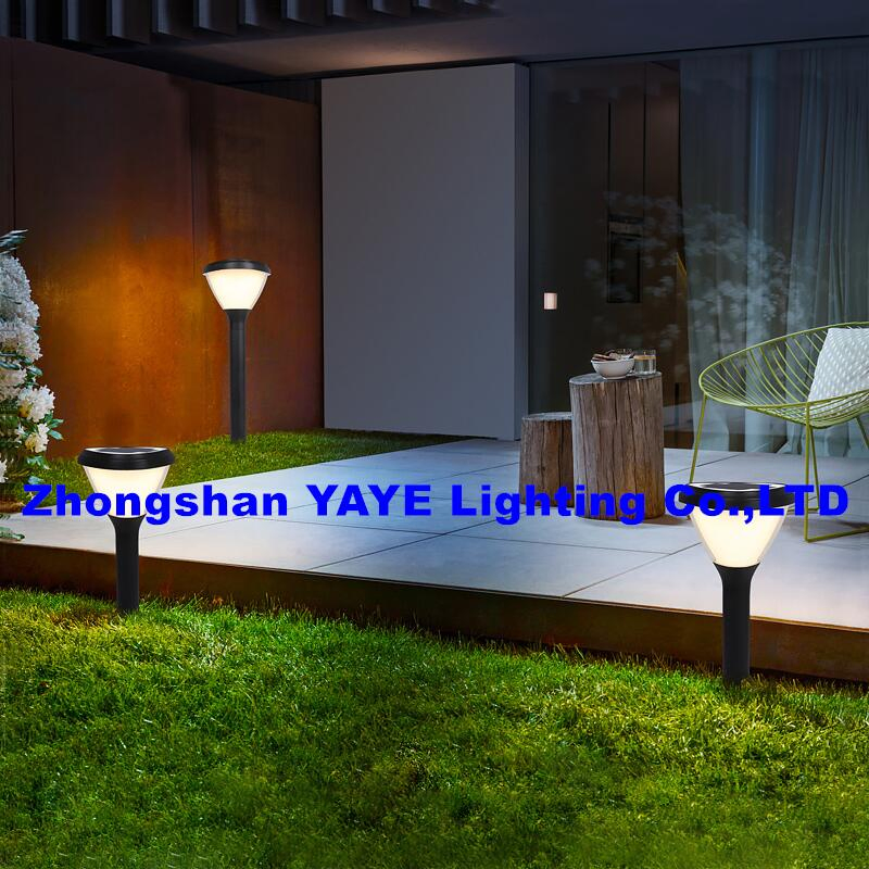 Yaye CE 50W Aluminum Outdoor LED Garden Landscape Lights Park Mini Lawn Pathway Spike Stake Solar Light with 3 Years Warranty/1000PCS Stock