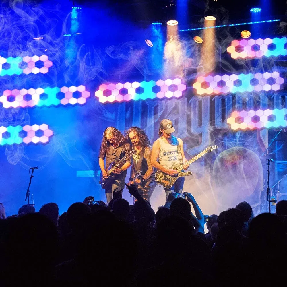 Hexagon Splicing RGB Lights Hexagonal Wall Sensor Light Modular Touch Sensitive Decorative Lamp DIY Glow Multicolor Night Sensor Light