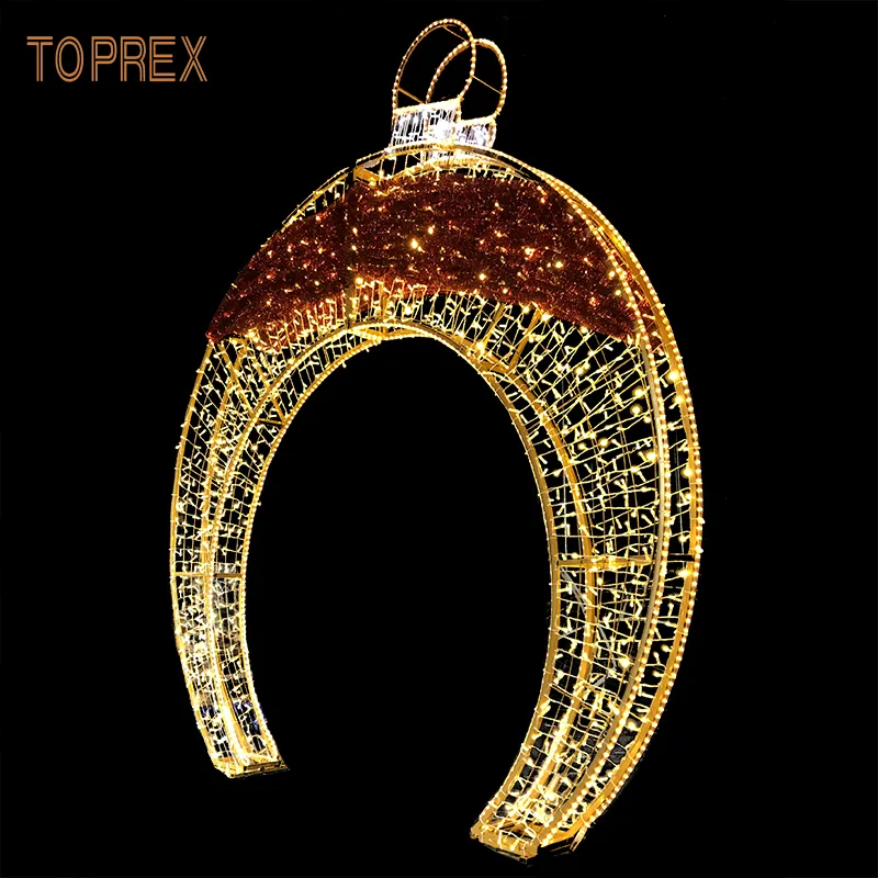 Golden LED Lighted Arch