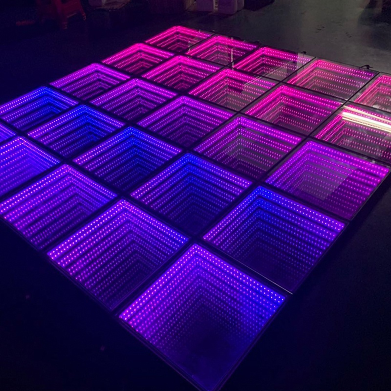 Popular Night Club Bar Disco Wireless Interactive 3D Dance Floor Light