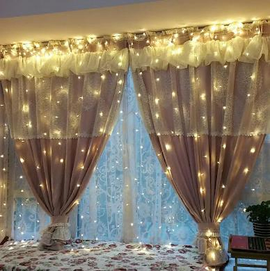 Christmas Wedding Decorating Lights Warm White Multicolor Light Indoor Outdoor Decoration Curtain Curtain String Light