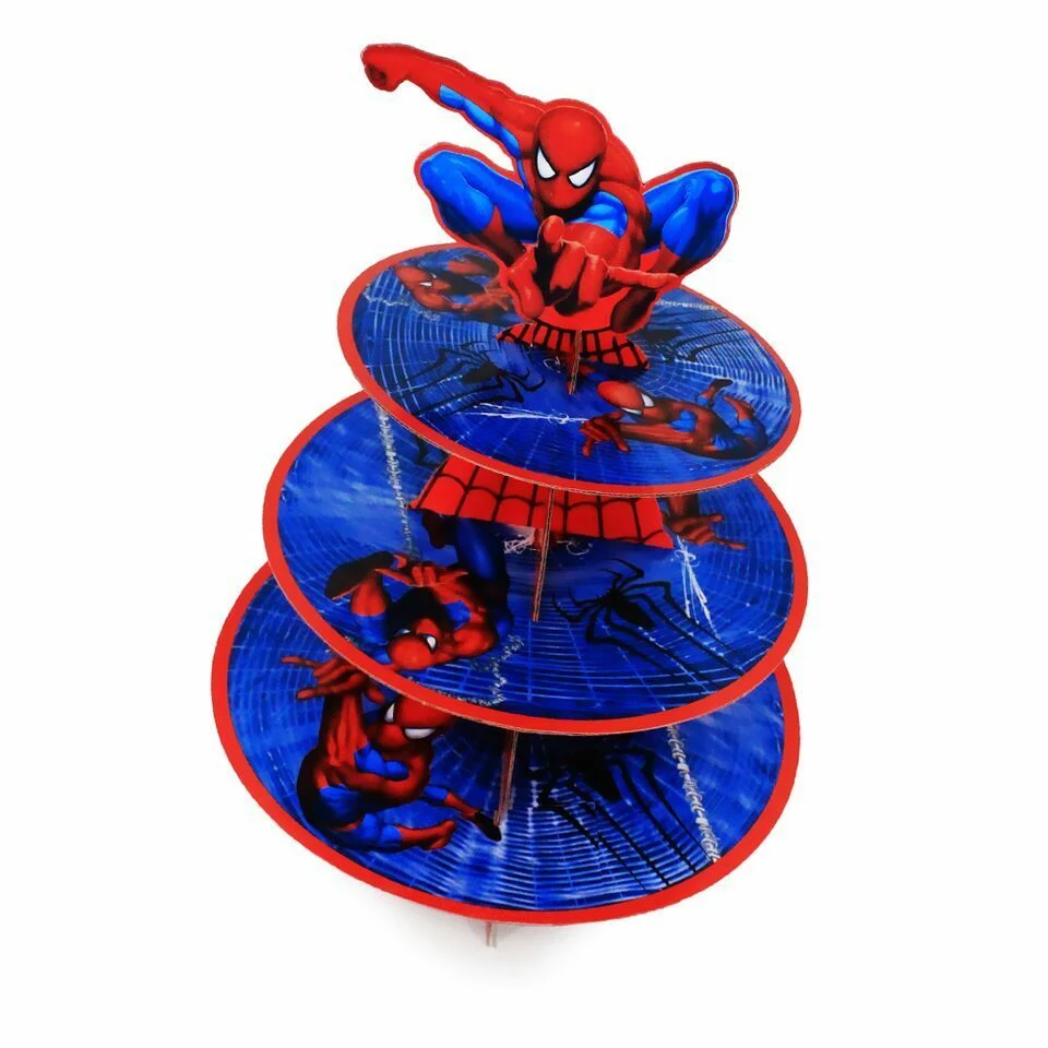 Cupcake Display Stand Party Tray Festival Happy Birthday Celebration Cardboard