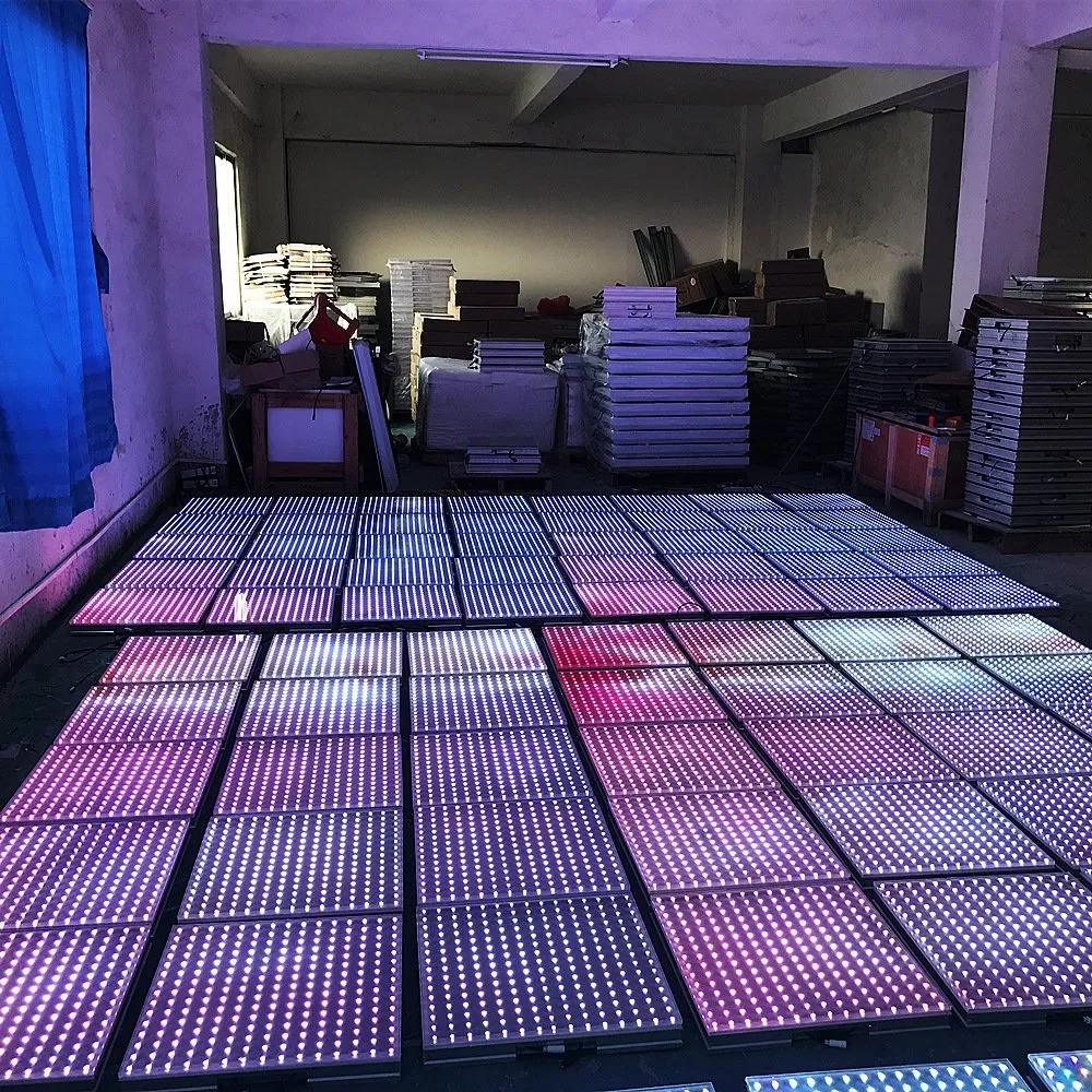 P30 64 144 225 Pixels Video Magnetic Interactive Wireless Tempered Glass for Sale Lighting Floor Dancing Stage Party Stage Light