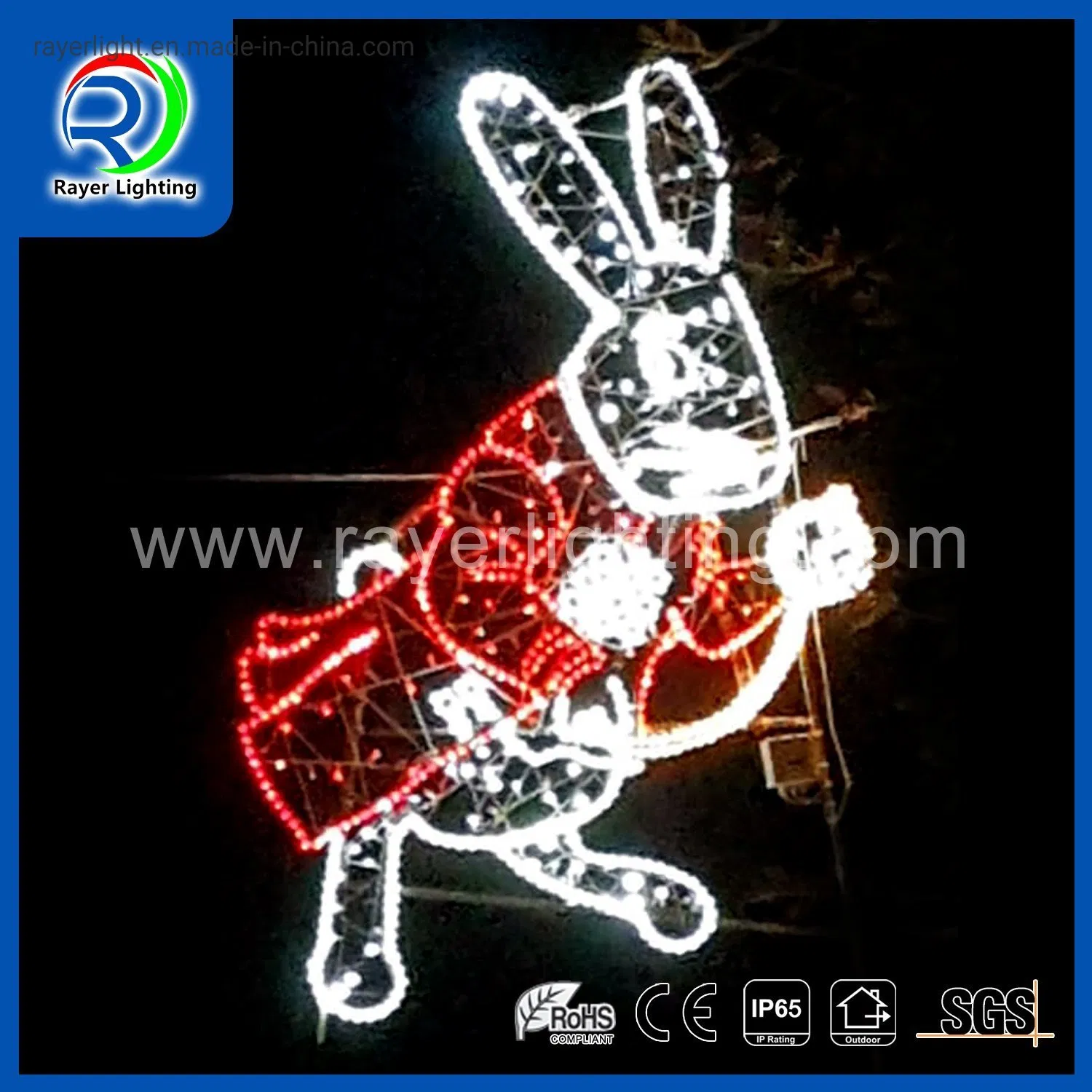 LED Easter Bunny Outdoor Light Decoration Light LED Motif Light Rabbit Light
