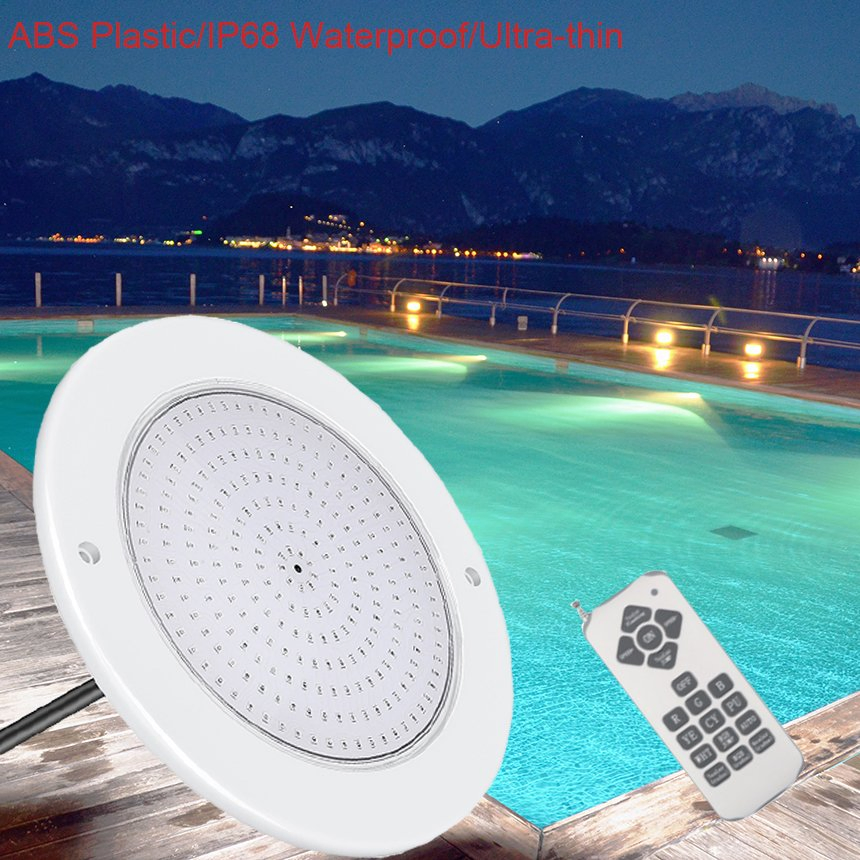 Standard Crosshead CE RoHS IP68 Waterproof Wall Mounted 35W RGB Warm White LED Swimming Pool Light for Pool