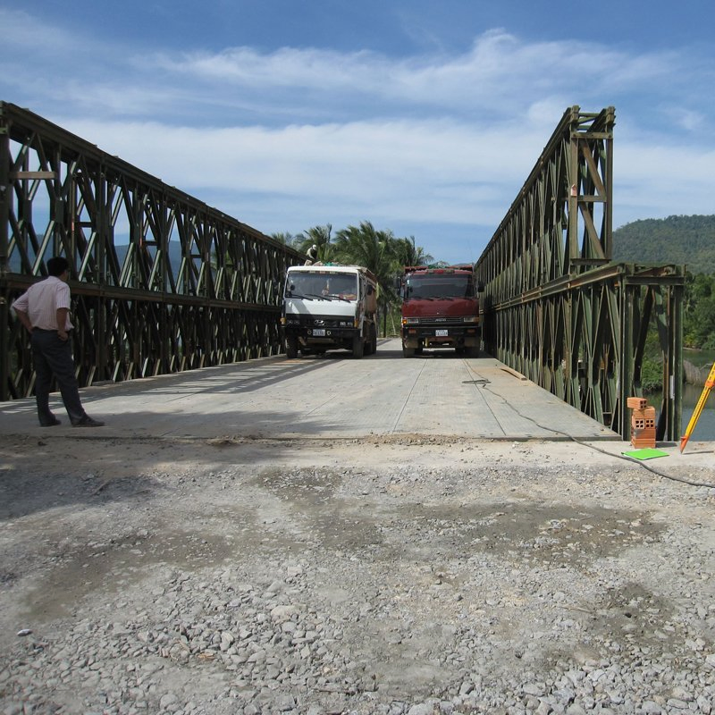 Compact 200 Bailey Steel Bridge Construction Price Professional Pedestrian Panel