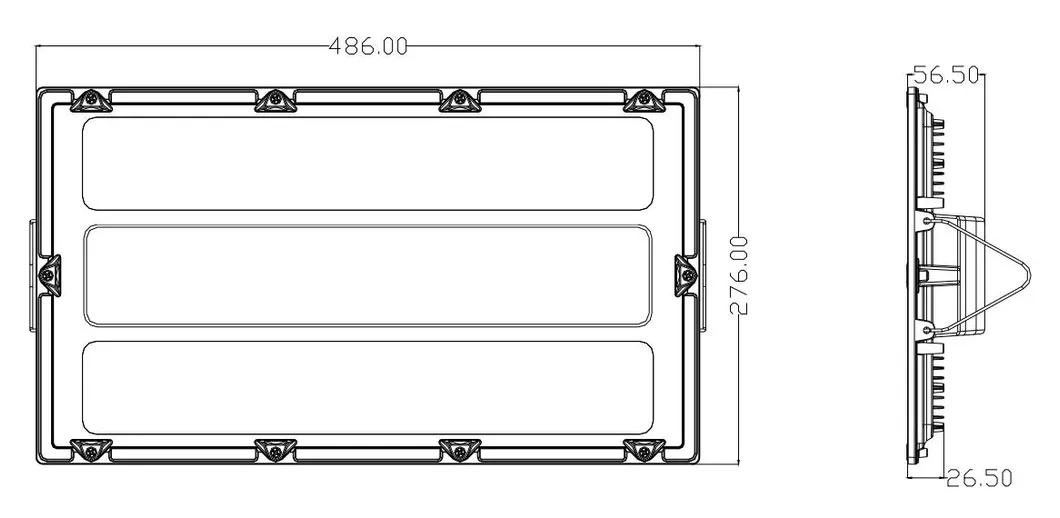 200W-240W dimensions