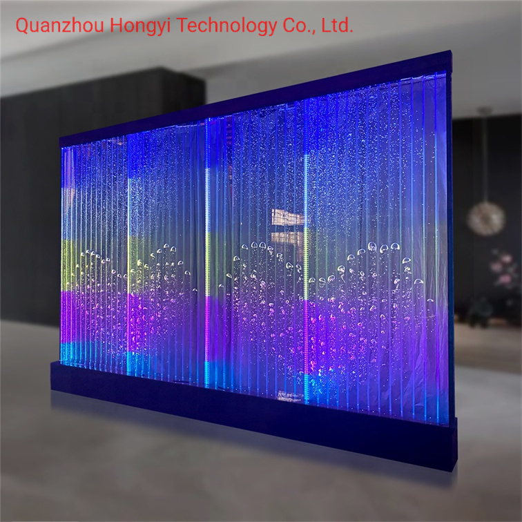 Customized Digital Waterfall LED Fountain LED Lights Hot Sale Night Club Wall Decor